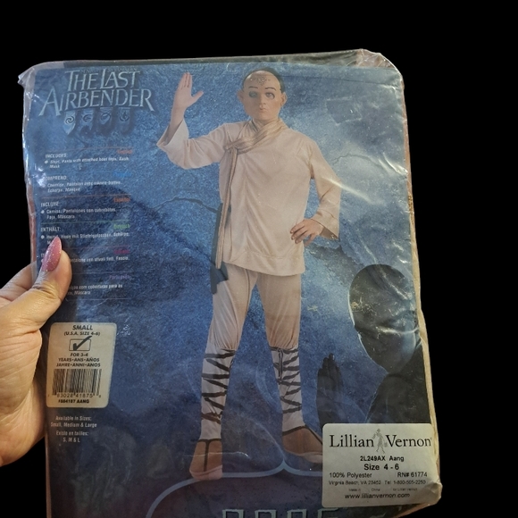 🆕️The Last Airbender Aang Boys Costume Sz 4-6 NWT - Picture 4 of 5